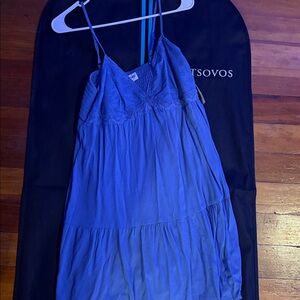 No Boundaries Royal Blue Lace Trim Dress